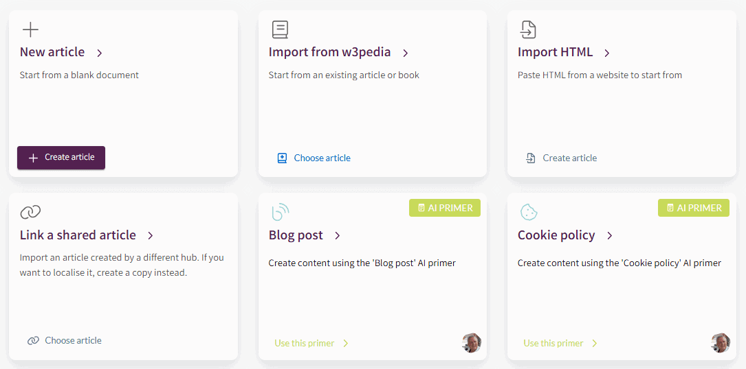 ai content creation copywriting articles 